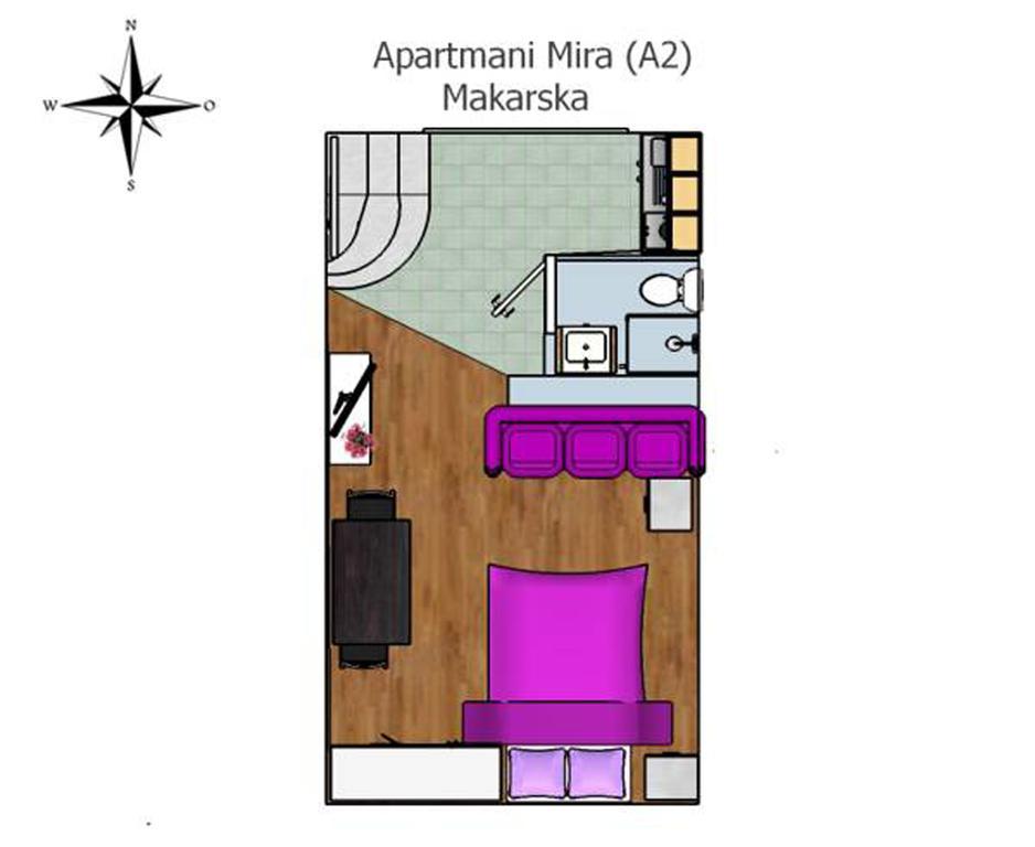 Apartments Mira Makarska Room photo